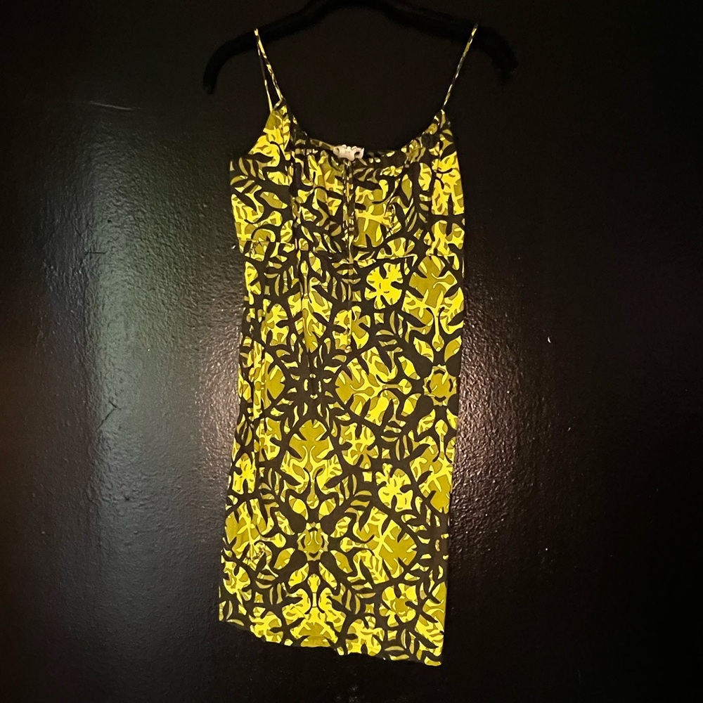 Manuhealii Green and Black Floral Dress